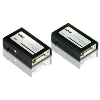 Aten VE602 DVI Dual Link Extender with Audio, Extends Up to 210 ft
