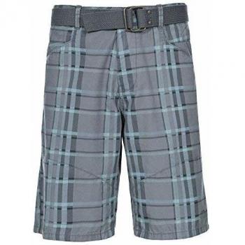 Trespass Penza Pantalón Corto, Hombre, Gris