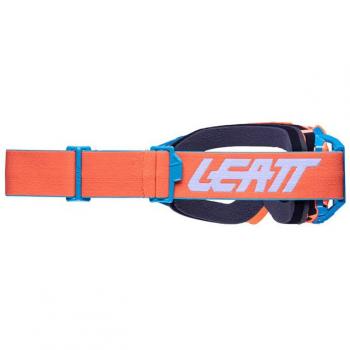 Leatt Velocity 5.5 Gafas de motocross - Azul Naranja, características: lente a prueba de balas, lente antifog, única en tamaño