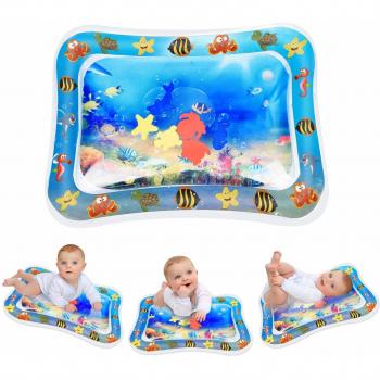 Alfombra Inflable con Agua, Keten Tapete de PVC a Prueba de Fugas para Bebés, Centro de Actividades Divertidas para La Estimulación del Crecimiento de Su Bebé