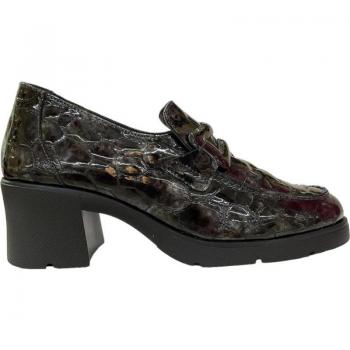 Botines de Mujer 24 Hrs en Color Gris - Estilo Moderno, Charol Tas-S Moguer