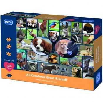 Gibsons RSPCA All Creatures Great & Small Jigsaw Puzzle, 1000 piece