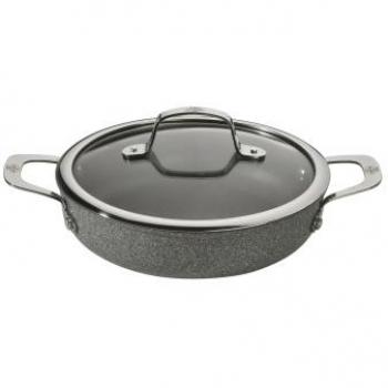 Sartén profunda Ballarini Salina Granitium de inducción con 2 asas, 24 cm