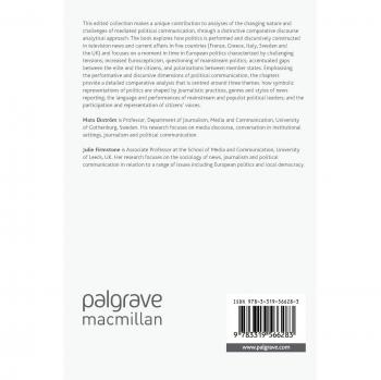 The Mediated Politics of Europe: A Comparative Study of Discourse