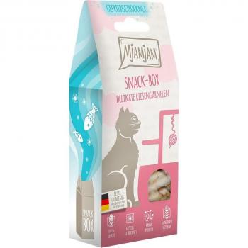 MjAMjAM Snackbox con langostinos para gatos - 25 g