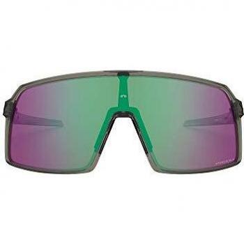 Oakley Sutro OO 9406 10 37 Sunglasses - Grey Ink / Prizm Road Jade, Size: One Size, Unisex, Rectangular Shape, Lens Category 3, Mirrored Lenses, Ideal for Cycling, Running