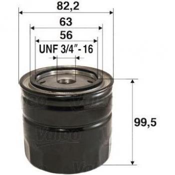 Filtro de aceite VALEO 586082