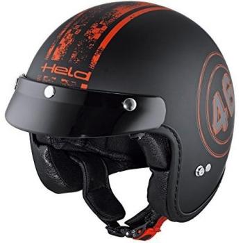 Held Casco de Moto Jet Black Bob