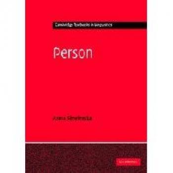 Cambridge Textbooks in Linguistics: Person Studies