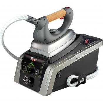 Polti Vaporella Forever 1905 Eco Pro - Centro de planchado 150G/Min, 5.5 Bar, Vapor Vertical, Autonomía Ilimitada, Plancha Professional, Suela Aluminio, Eco Ahorro 20%, Auto Apagado, Recogecables Automático. Gris.