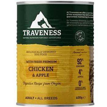 Comida Húmeda para Perros de Pollo con Manzanas