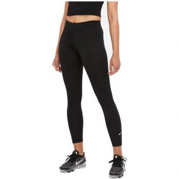 Nike Women's Sportswear Essential 7/8 Leggings, Black/Maroon