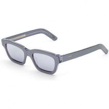 Retrosuperfuture 997 Milan Col. Aspesi Silver Unisex Squadrata Argento Sunglasses, Gray, Size: 54 MM