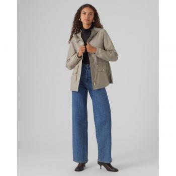 Parka corta de mujer con capucha Vero Moda Paisley verde