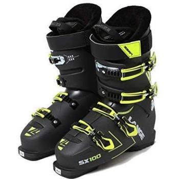 LANGE SX 100 Botas de Esquí, Hombre, Anthracite/Amarillo, 25