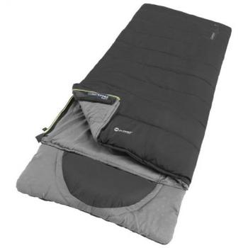 Saco de dormir Outwell Contour Left Zip +2C Negro Medianoche