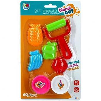 CB- Blister Plastilina+accesorios 17x28 cm, Multicolor