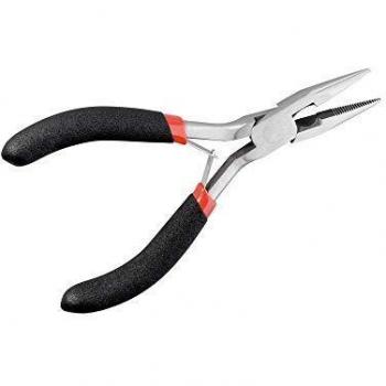 Fixpoint 77098 Half-Round, Flat-Nose Pliers, 125mm Length