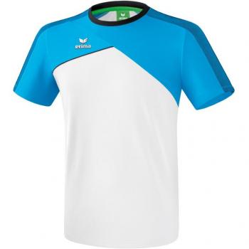 Erima GmbH Premium One 2.0 Camiseta, Mujer, Blanco/Curacao/Negro, 40