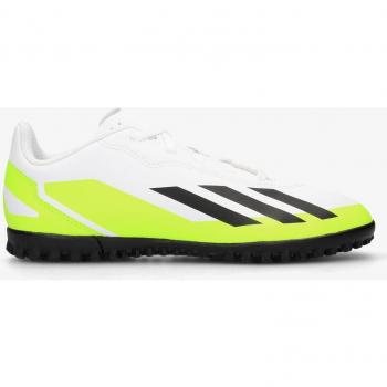 adidas X Crazyfast.4 TF J Botas de Fútbol Turf para Niños - Blanco/Verde