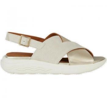 Sandalias Geox Spherica EC5 Dorado para mujer, tipo de calzado, con diseño elegante y cómodo, fabricadas en material sintético con suela de goma antideslizante, disponibles en varios colores