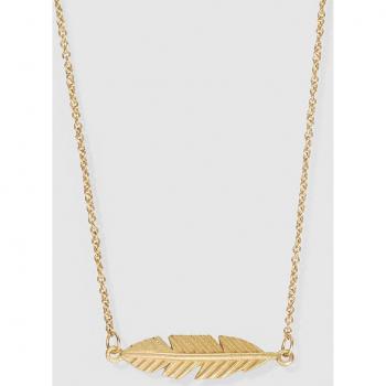 Collar de niña de oro con pluma y detalle elegante en El Corte Inglés