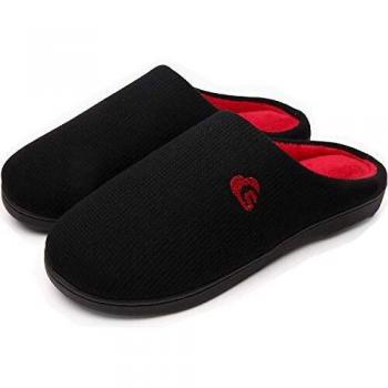 Zapatillas Casa Mujer hombre Invierno Calido Zapatillas Cómodas Suave Flat Slipper Zapatillas de casa de Mujer Ultraligero cómodo y Antideslizante Zapatilla de Estar por casa para Mujer