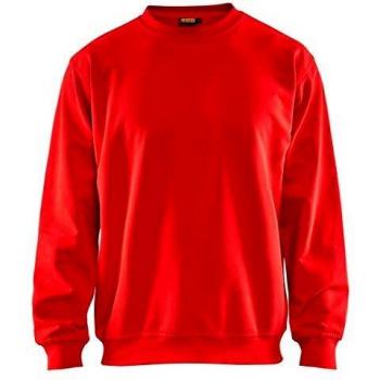 Blaklader Red Crew Neck Sweatshirt Size S