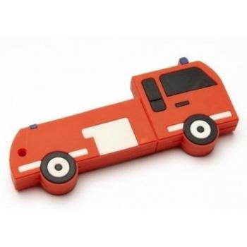 aricona N°82 Fun Stick Dispositivo USB  coche de bomberos de 8GB Capacidad de almacenaje, USB 2.0/1.1, divertido dispositivo USB Plug&Play con más durabilidad