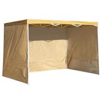 Pack 3 Laterales Lisos Eco para Carpas Plegables 3x3 - Color Crema