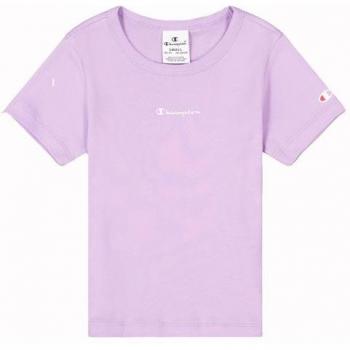 Camiseta Champion Crewneck Lila Niña