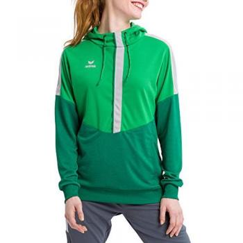 Erima Squad Women's Hoodie Fern Green / Emerald / Silver Grey 40