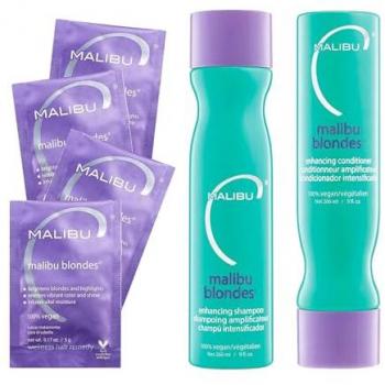 Malibu C Blonde Hair Wellness Collection Set