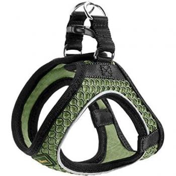 Arnés Hilo Comfort Verde Claro para Perros Hunter, Arnés para Perro Hunter Comfort Rosa XXS 26-30 cm