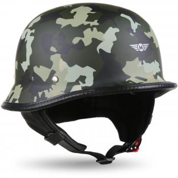 MOTO Helmets D33 - Casco de moto, casco Jet estilo classic, cierre rápido