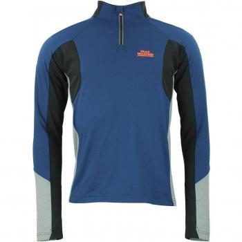 Peak Mountain Long Sleeve Zip Base Layer T-Shirt