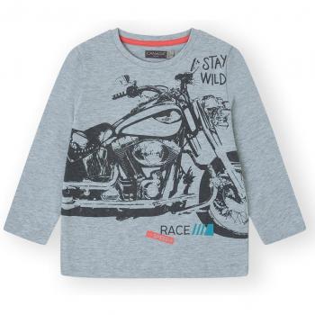 Camiseta de niño Canada House gris claro con estampado