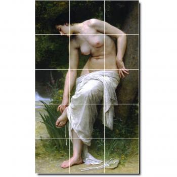 William Bouguereau desnudos baldosa cerámica Mural 23, 18 x 76,2 cm con