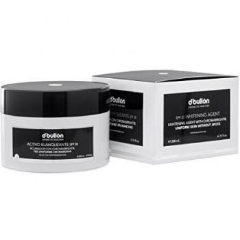 D'Bullón Crema facial con Activo Blanqueante Chromabright y Protección Solar SPF 20. Despigmentante facial. Resultados inmediatos. Crema vegana -200 ml