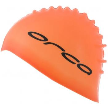 ORCA Gorro de natación de silicona, Naranja