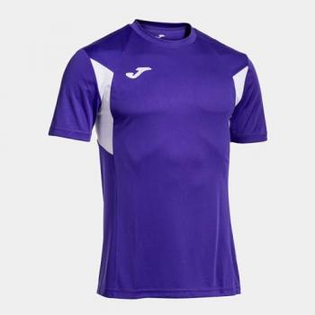 Camiseta de Fútbol Joma Winner III M/C Hombre Violeta Blanco 103150 Elástica