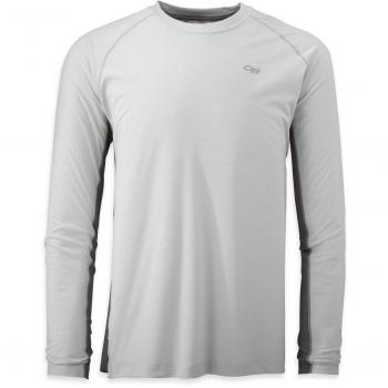 Outdoor Research Blusas y Camisetas Echo L/S Duo té, Verano, Hombre, Color Alloy/Pewter, tamaño Extra-Small
