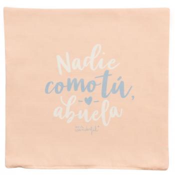 Mr; Wonderful Woa08957Es Funda De Cojín Nadie Como Tú, Abuela, Multicolor, 19.5X19.5X0.5 Cm