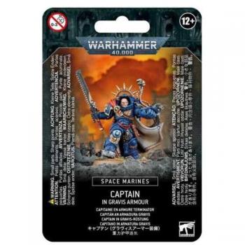 Gravis Armoured Space Marine Captain Figurine (25 Pieces)