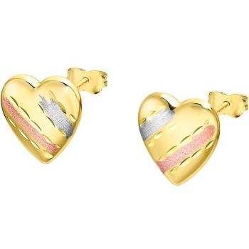Time Road Pendientes Mujer OS00015 Oro 9K Acabado Brillo Basics