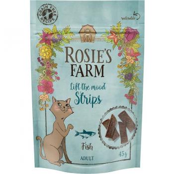 Rosie's Farm Strips láminas con pescado para gatos - Pack de degustación - 5 x 45 g