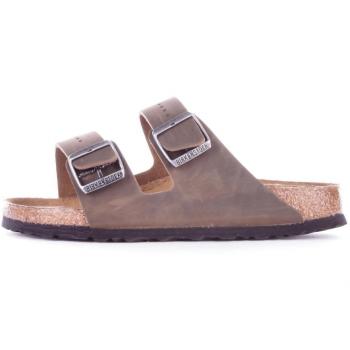 Birkenstock Unisex Arizona Soft Footbed Sandals - Faded Khaki - Size 40