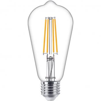 Philips MASTER Value LEDbulb E27 Edison Filament Clear 5.9W 806lm - 927