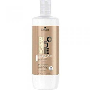 Schwarzkopf Blondme Keratin Restore All Blondes Champú Detox 1000ML, Único, Estándar, 1 l