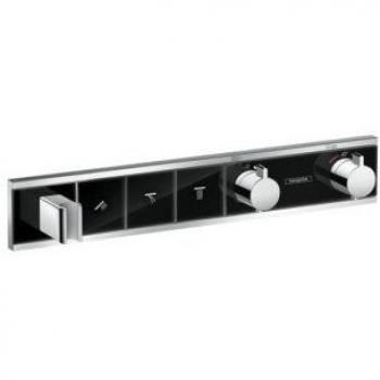 Hansgrohe HG UP-Fertigset RAINSELECT f 3 consumidores negro/blanco
